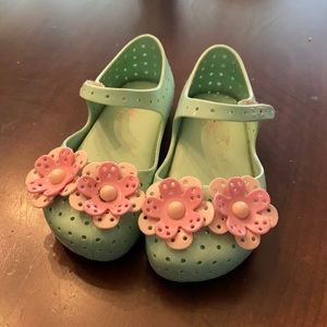 Mini melissa toddler shoes.